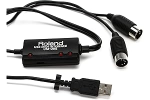 Roland UM-ONE-MK2 USB MIDI Interface Cable: Versatile Connectivity for Musicians
