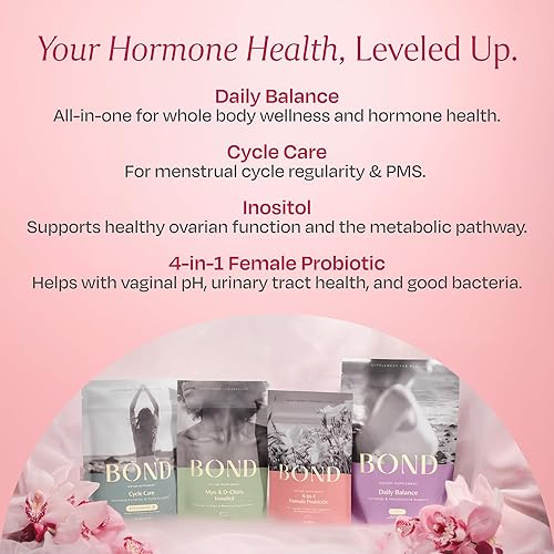 Miniatura 9 de BOND Probióticos vaginales 4 en 1 para mujeres para flora vaginal, control de olores, levadura y equilibrio de pH para mujeres, fórmula diaria de
