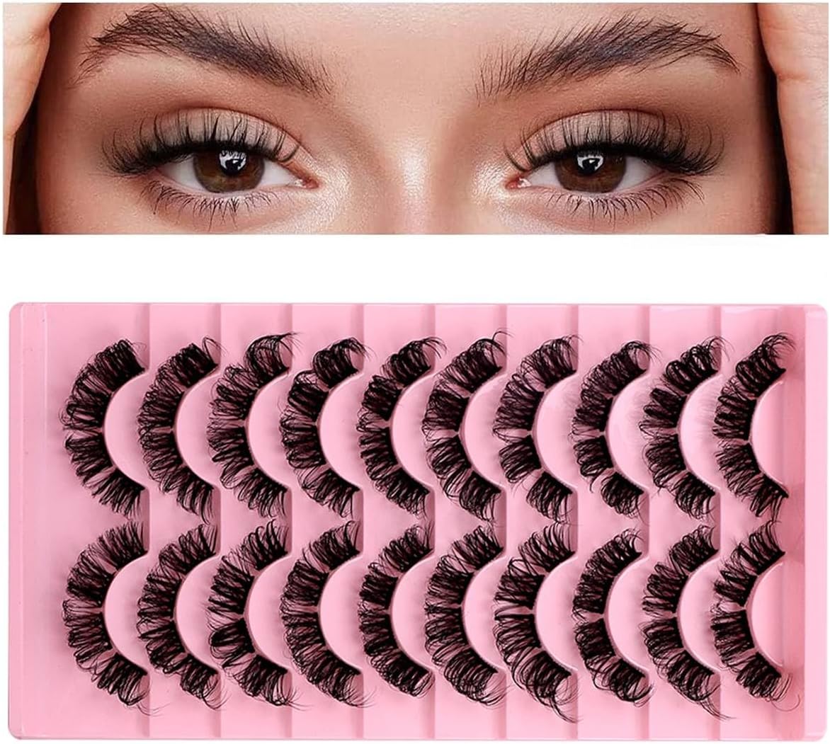 MAYCREATE® 80PCS Fluffy Cluster Lashes Natural Strips, Eyelash Extension DIY Lash Clusters Wispy Individual Lashes Eyelash Clusters D Curl Lash Extension Cluster Eyelashes, Style B