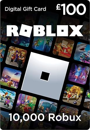 Roblox Gift Card - 10,000 Robux [Includes Exclusive Virtual Item ...