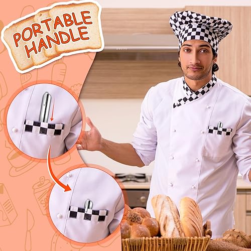 Miniatura 5 de Migas para servidores barrendoras de migas de mesa limpiador de migas de pan de acero inoxidable migas de mesa para mantel en restaurantes y hogares