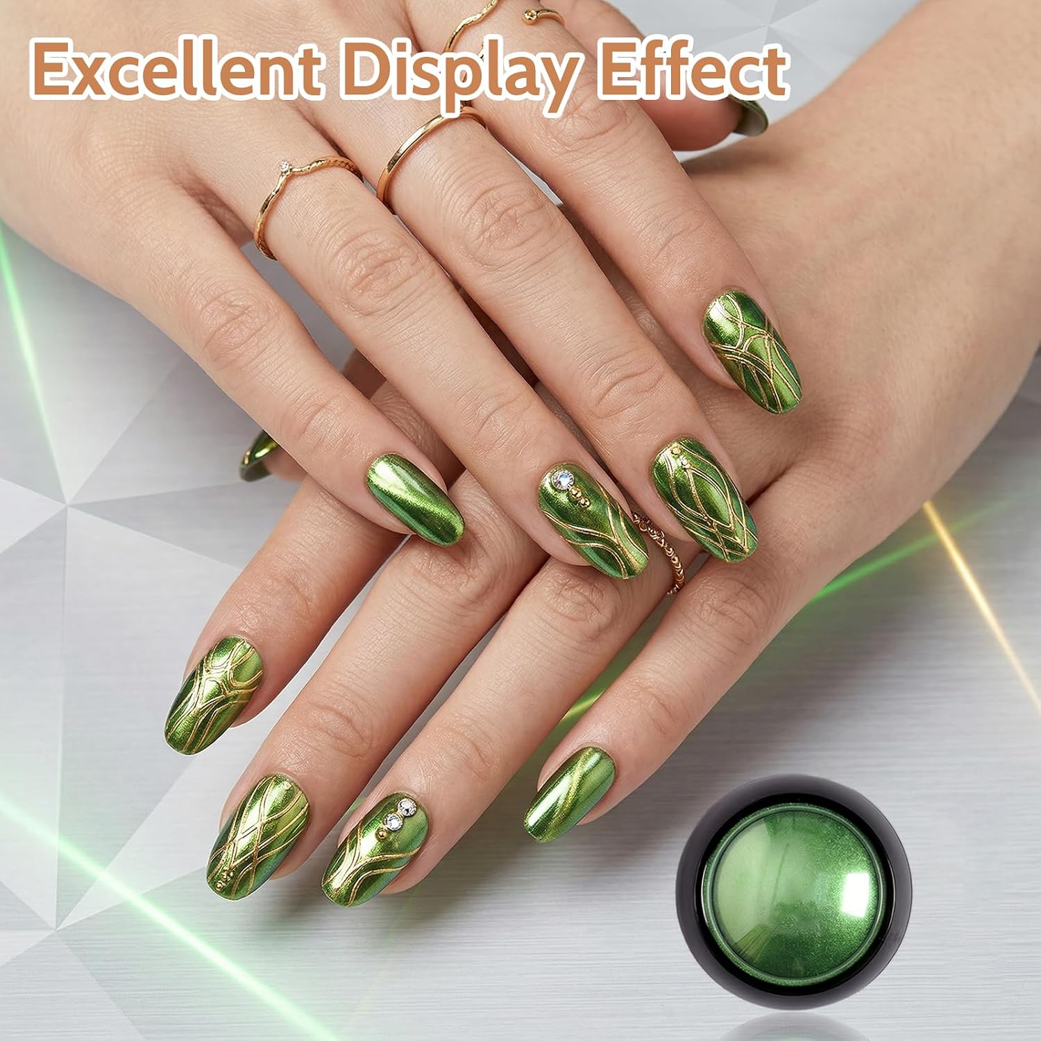 12 Jars Chrome Nail Powder Nail Art Glitter Decoration Magic White Pearl Kit Metallic Mirror Effect Holographic Dip Nails Aurora Powder Mermaid Pigment for Resin Craft