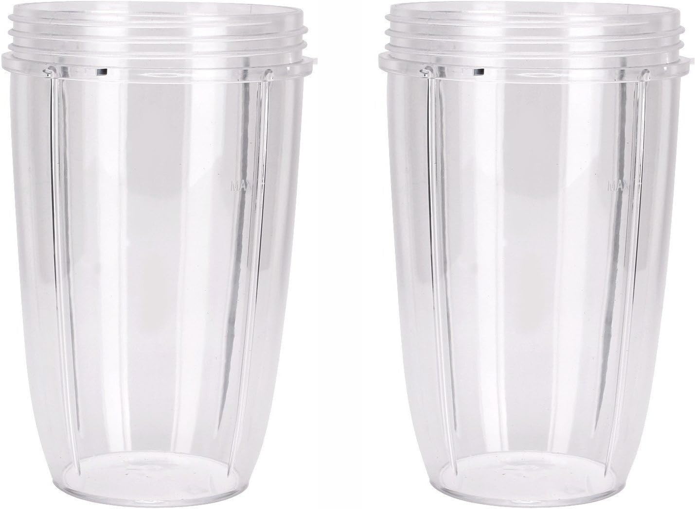 Replacement Cups Compatible With NutriBullet (Tall - 24-Once) Premium Replacement Parts and Accessories for NutriBullet (Pack of 2)