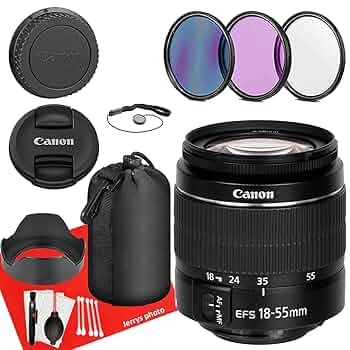 Amazon.com : Canon EF-S 18-55mm F/3.5-5.6 III Zoom Camera Lens
