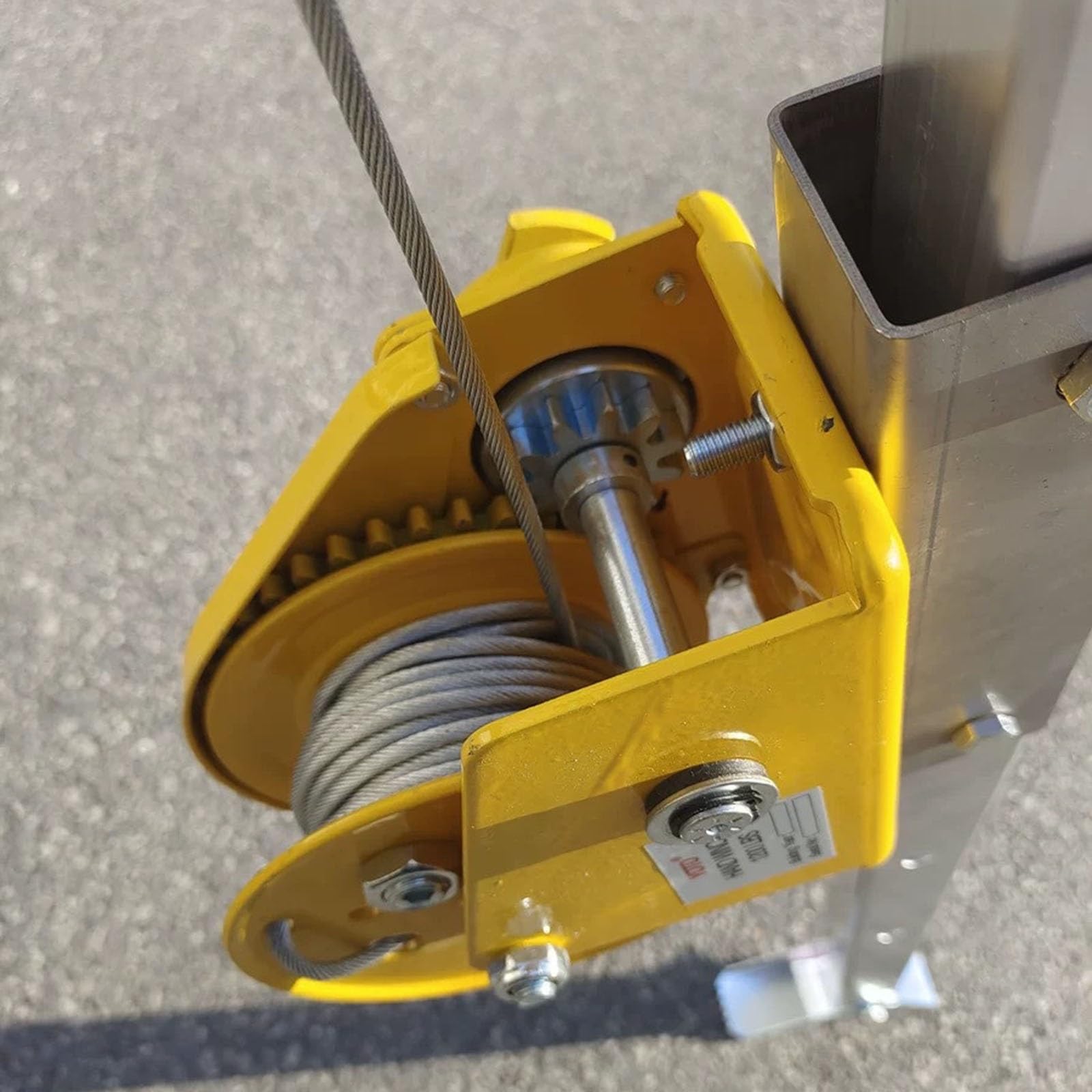 Statyw ratunkowy – wytrzymały aluminiowy sprzęt ratunkowy do ograniczonych przestrzeni wciągarka 816.5 kg (30 m) do bezpiecznego podnoszenia i odzyskiwania w rurach i tunelach studni
