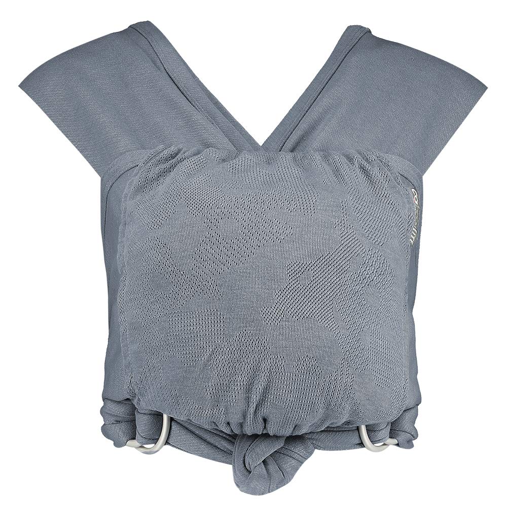 Close, Caboo Lite Carrier Sleepy Wrap Baby Carrier Colour Multiple Hands Free Front Positions from Newborns to 32lbs, Alloy