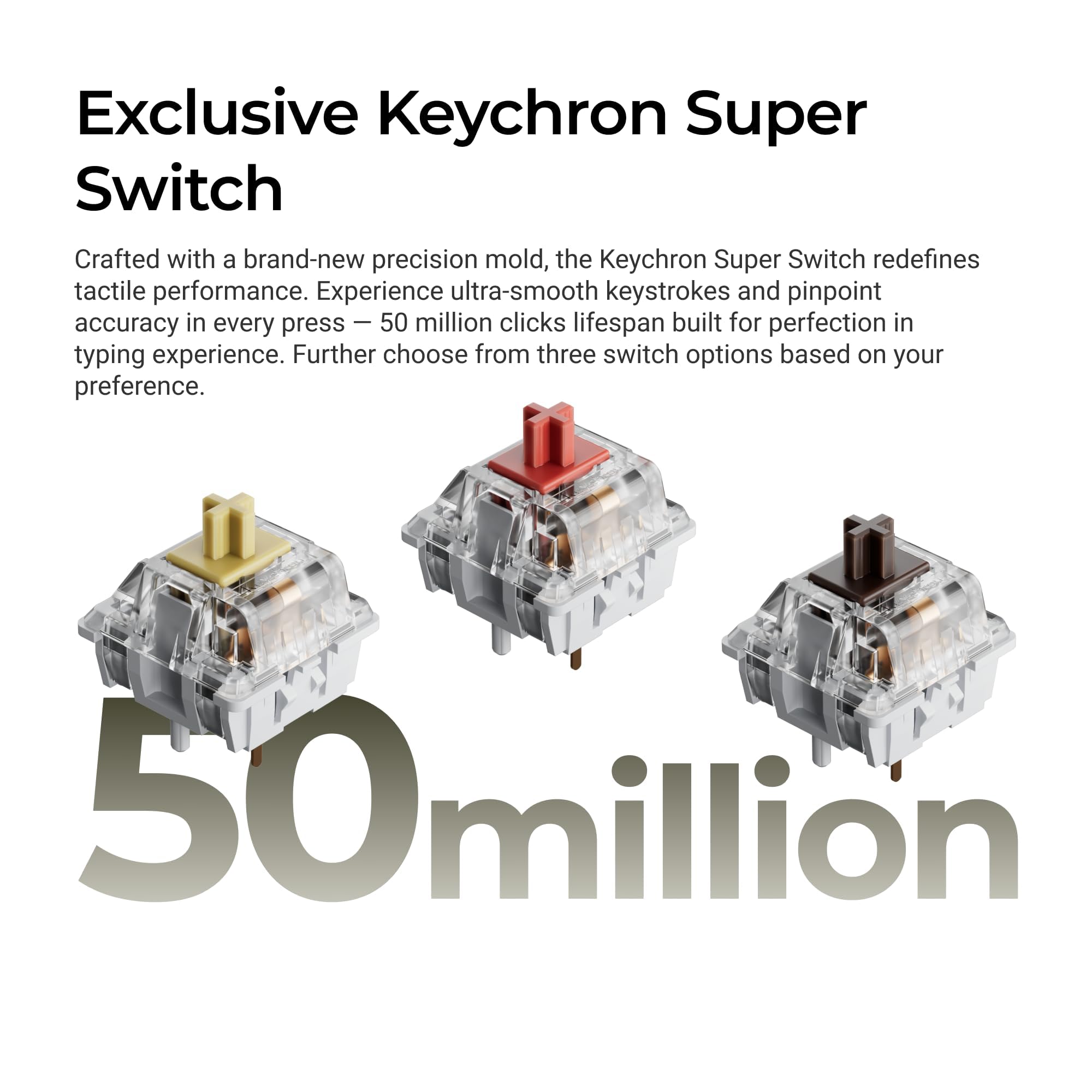 Keychron C1 Pro 8K QMK Wired Custom Mechanical Keyboard, TKL Layout Launcher Support with Hot-Swappable Super Banana Switch, PBT Keycaps Compatible for Mac Windows Linux - 5