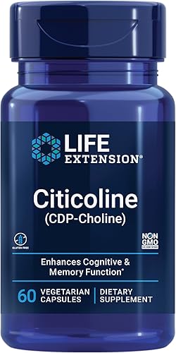 Life Extension Cognizin CDP-Colina V Caps 01659 60 unidades paquete de 1