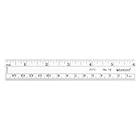 Vista 1 de Westcott Regla métrica flexible de 6 pulgadas, transparente