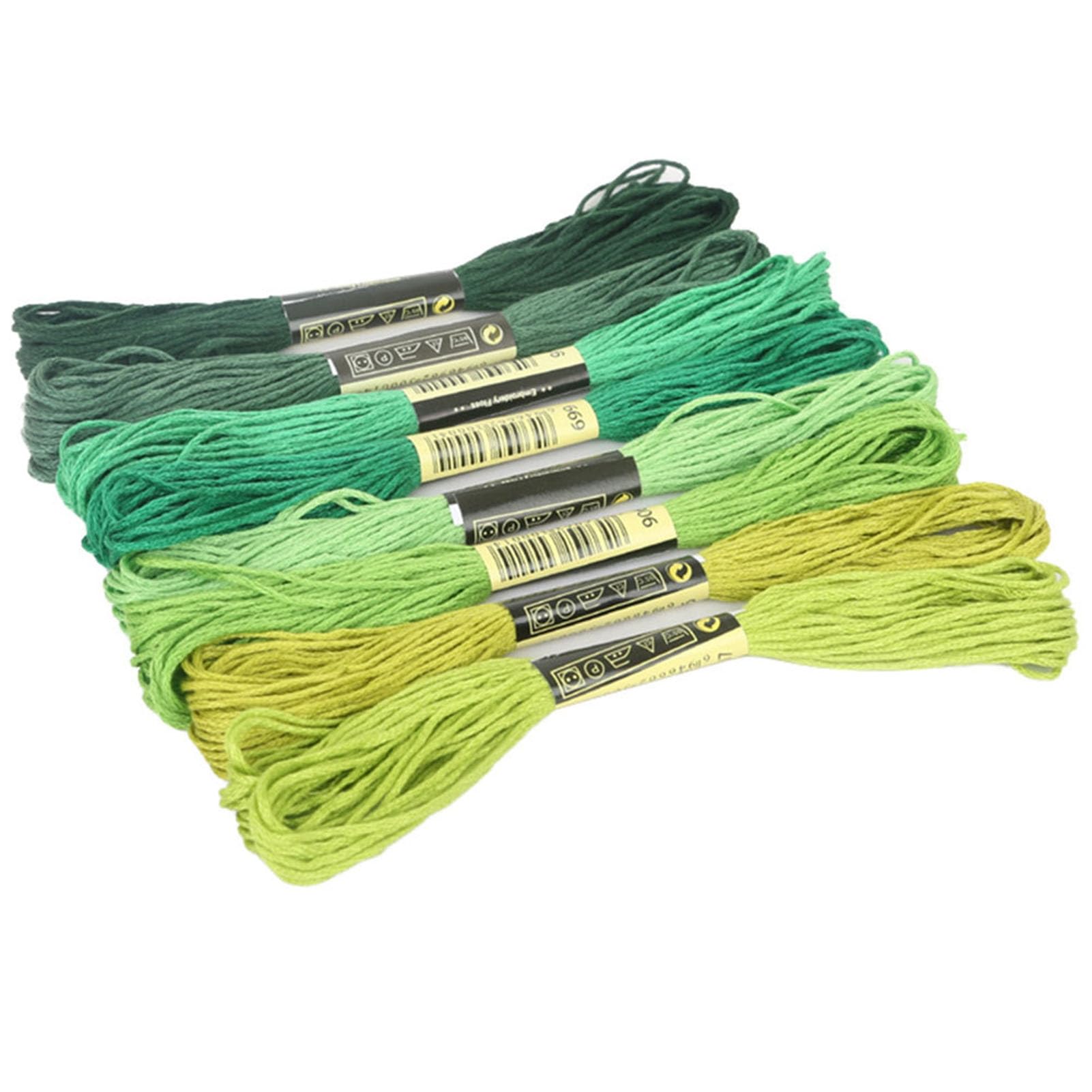 matumou 8Pcs 7.5m Thread Stitch Embroidery DIY Craft Sewing Skeins for Stitch Skein
