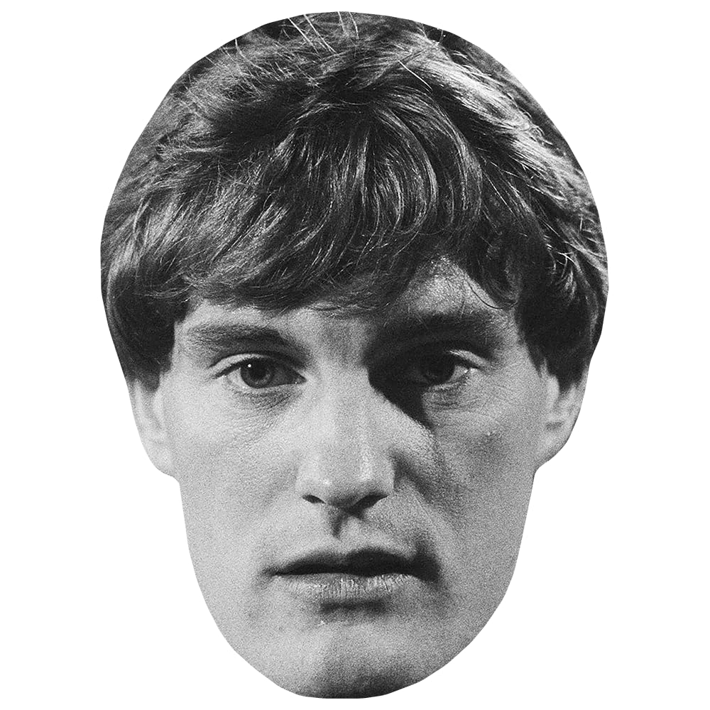Glenn Hoddle (Young) Celebrity Mask, Flat Card Face, Fancy Dress Mask