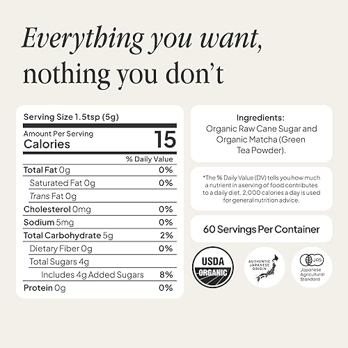 Miniatura 2 de Morning Made Matcha en polvo original de grado ceremonial, lata resellable de 8.46 onzas, 60 porciones de té verde japonés de alta calidad,