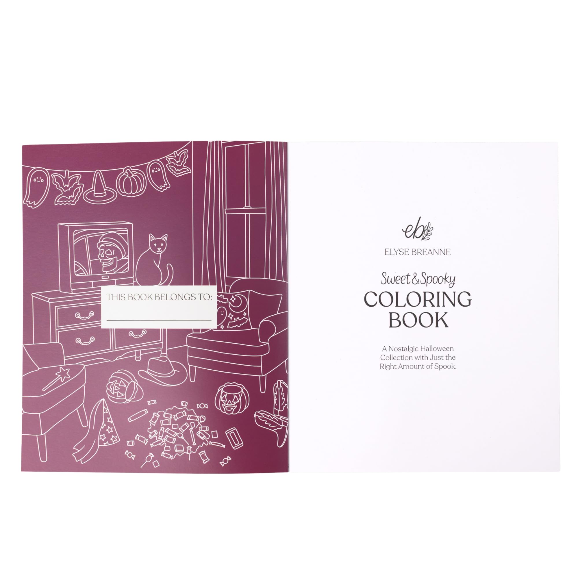 Libro para colorear Sweet & Spooky de Elyse Breanne Design