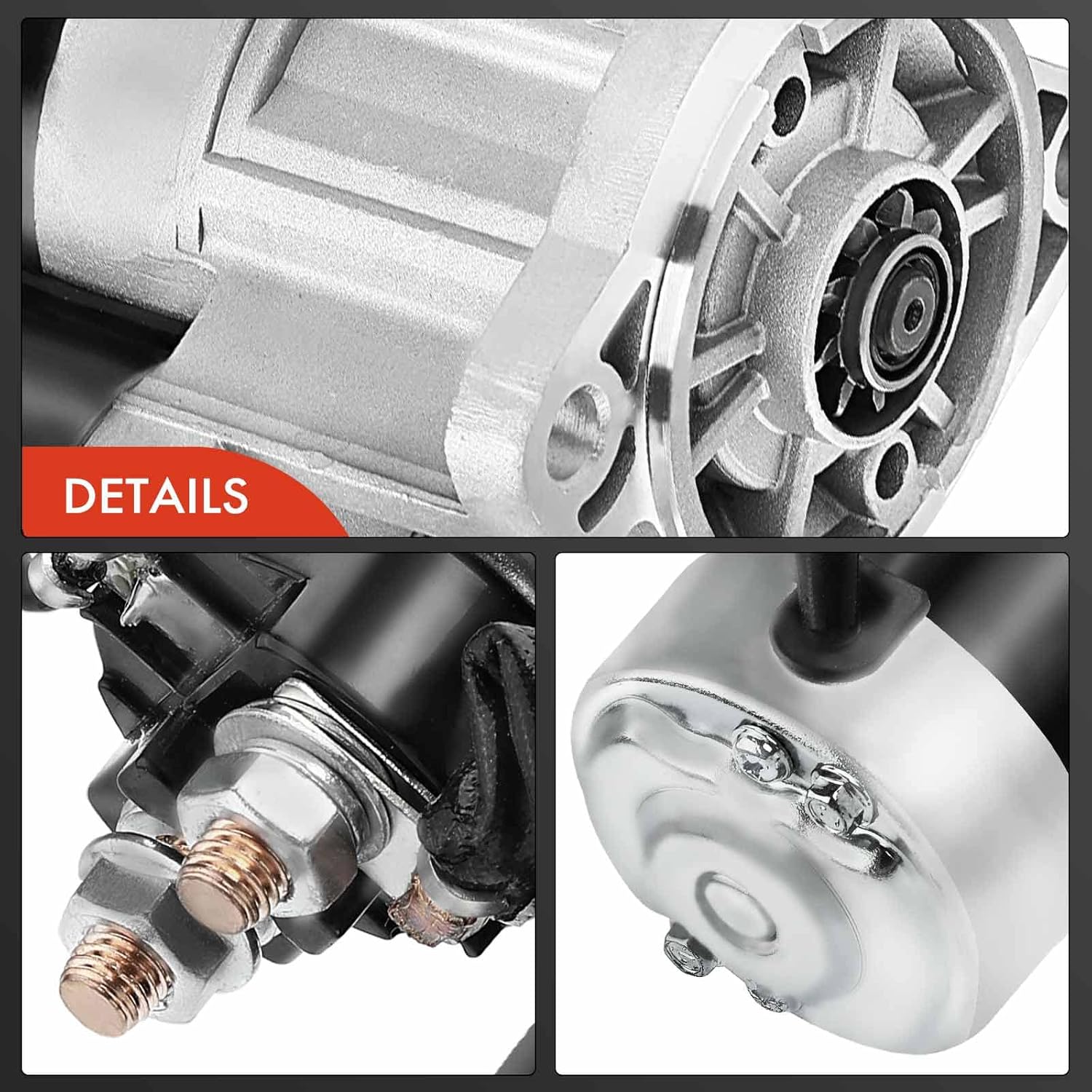 A-Premium Starter Motor Compatible with Nissan Frontier 1998-2001 2.4L, Pickup 1996-1997 2.4L, Xterra 2000-2001 2.4L, Automatic Trans, 12V 1.4KW 9Teeth CW, Replace# 233001S770 233001S772