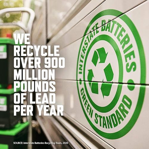 Miniatura 6 de Interstate Batteries Batería automotriz de 12 V 80 Ah (tamaño del grupo H7, 94R) 850CCA SLI AGM Batería de repuesto para automóviles, SUV, sedanes,