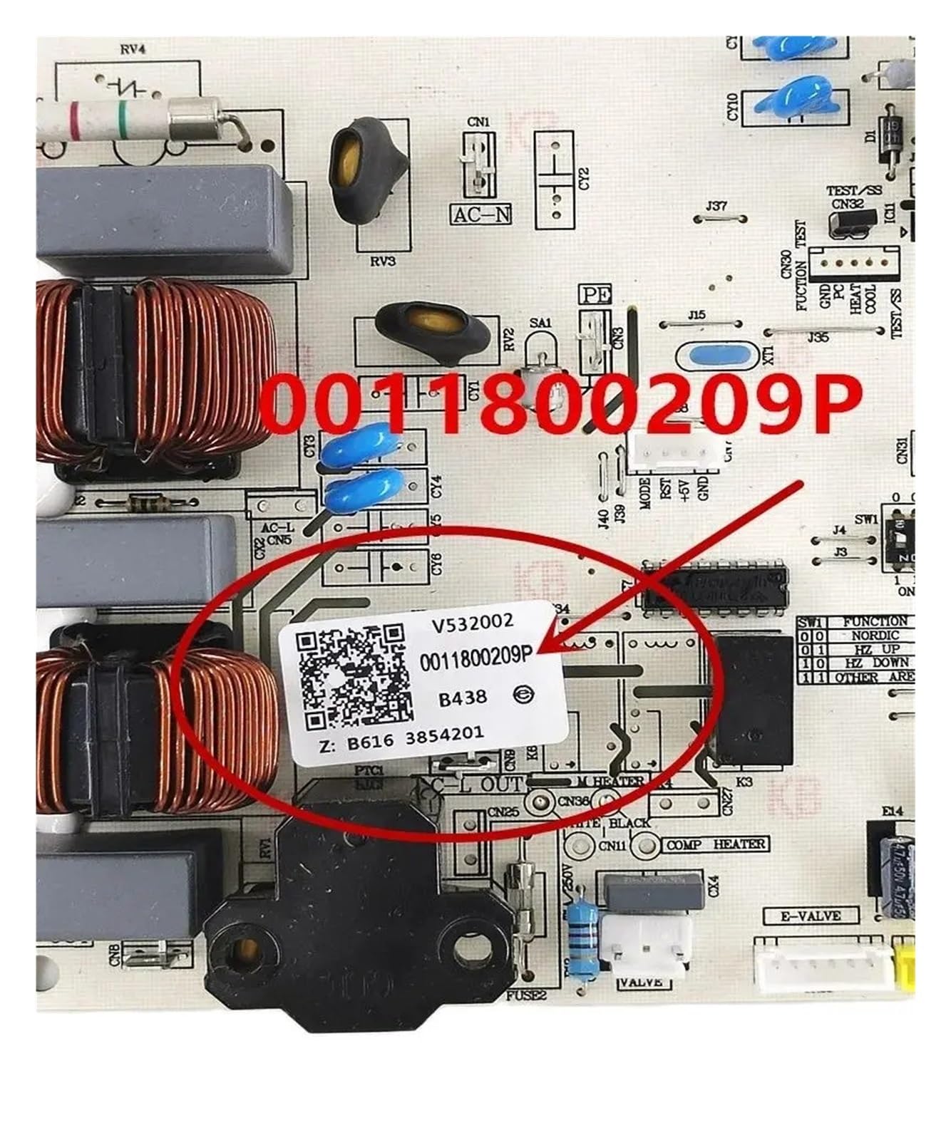 Circuit Imprimé for Ordinateur De Climatiseur, Pièces De Réparation 0011800209 0011800209J 0011800209B 0011800209Q 0011800209P 0011800209A(0011800209B)