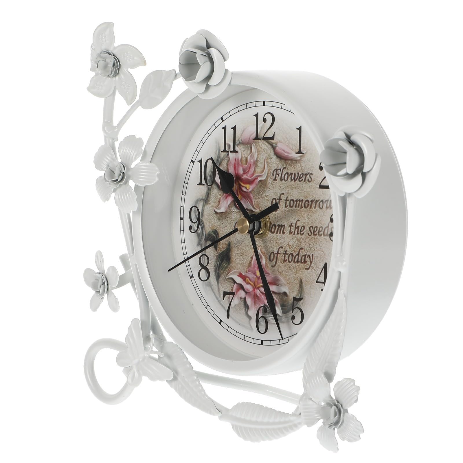 Reloj de mesa silencioso para escritorio en salas de estar clásicas