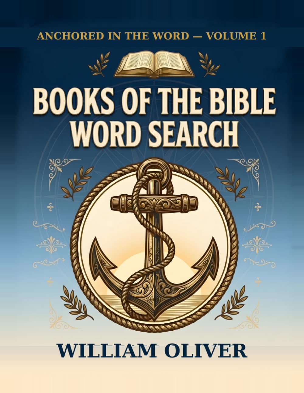 Books of the Bible Word Search: Large-Print Christian Puzzles with King James Verses
