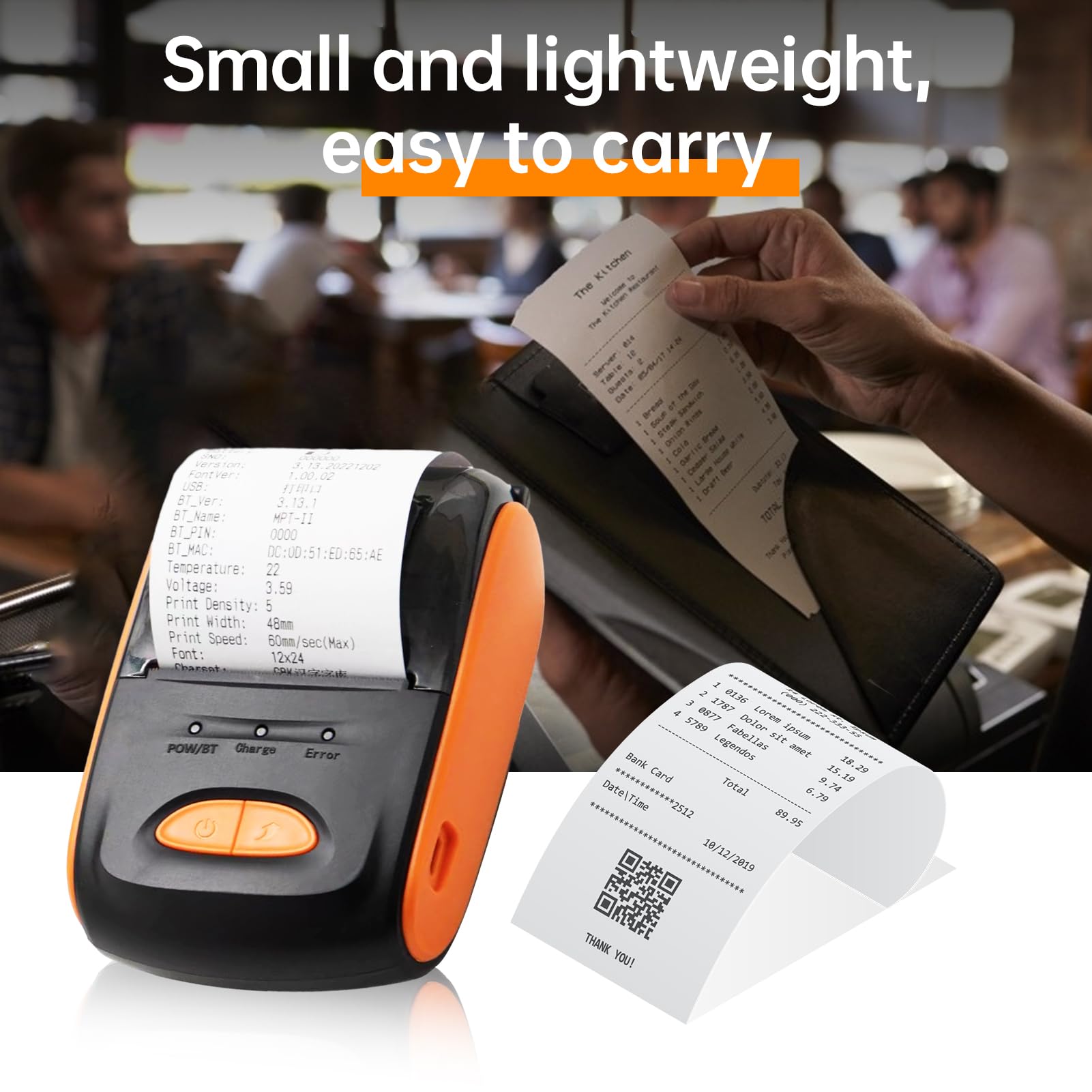 Wireless Invoice Printer 58mm Bluetooth Thermal Receipt Printer wireless-invoice-printer-58mm-bluetooth-thermal-receipt-printer