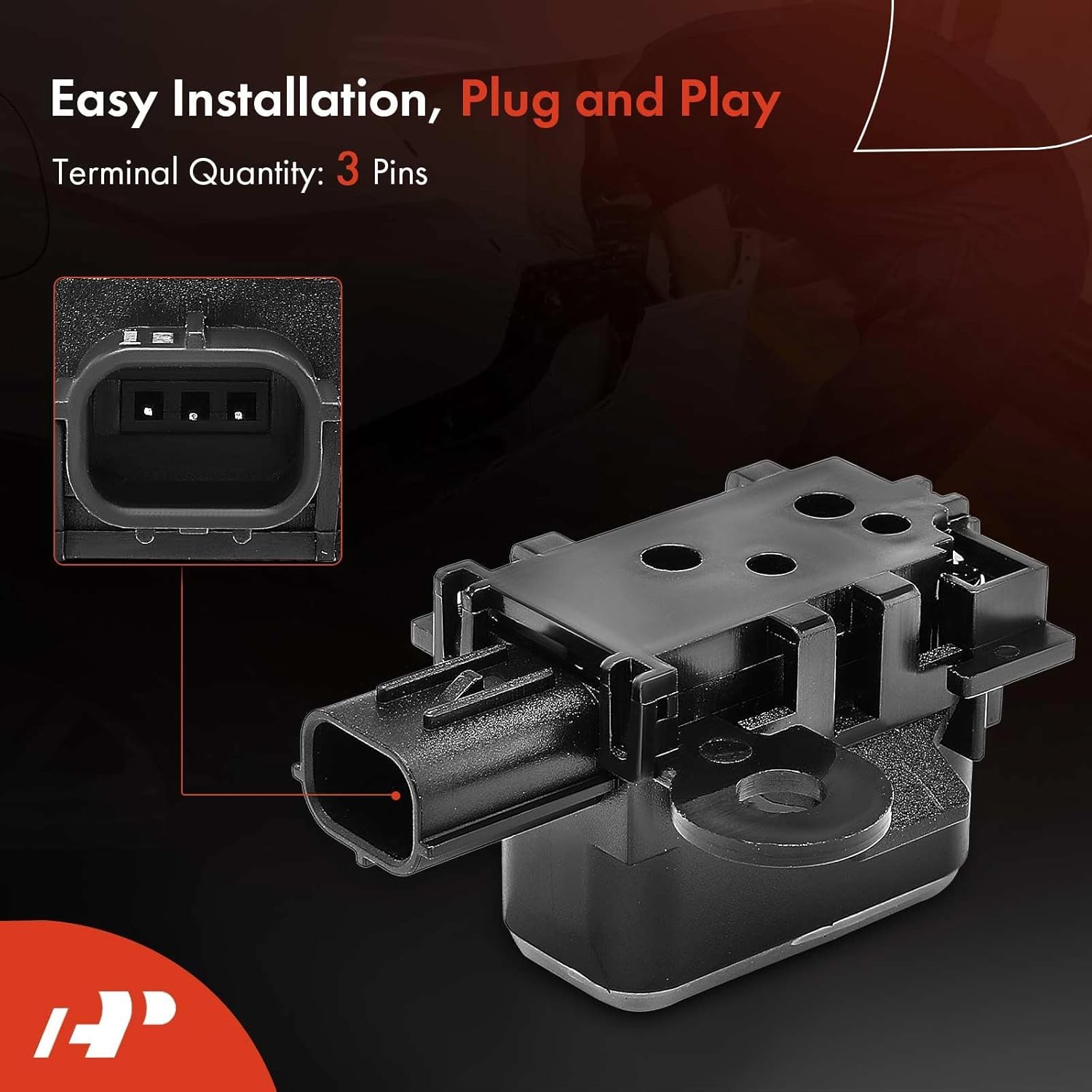 A-Premium 4-PC Front Reverse Backup Parking Assist Sensor Compatible with Select Lexus Models - GS300 2006, GS350/GS450h 2007-2011, GS430 2006-2007, GS460 2008-2011, Replace# 89341-44150, 8934144150