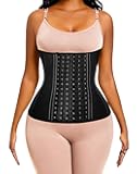 ECOWALSON Waist Trainer for Women - 9/25 Steel Bones & Additional Extender Cincher Corset for Hourglass body Shaper