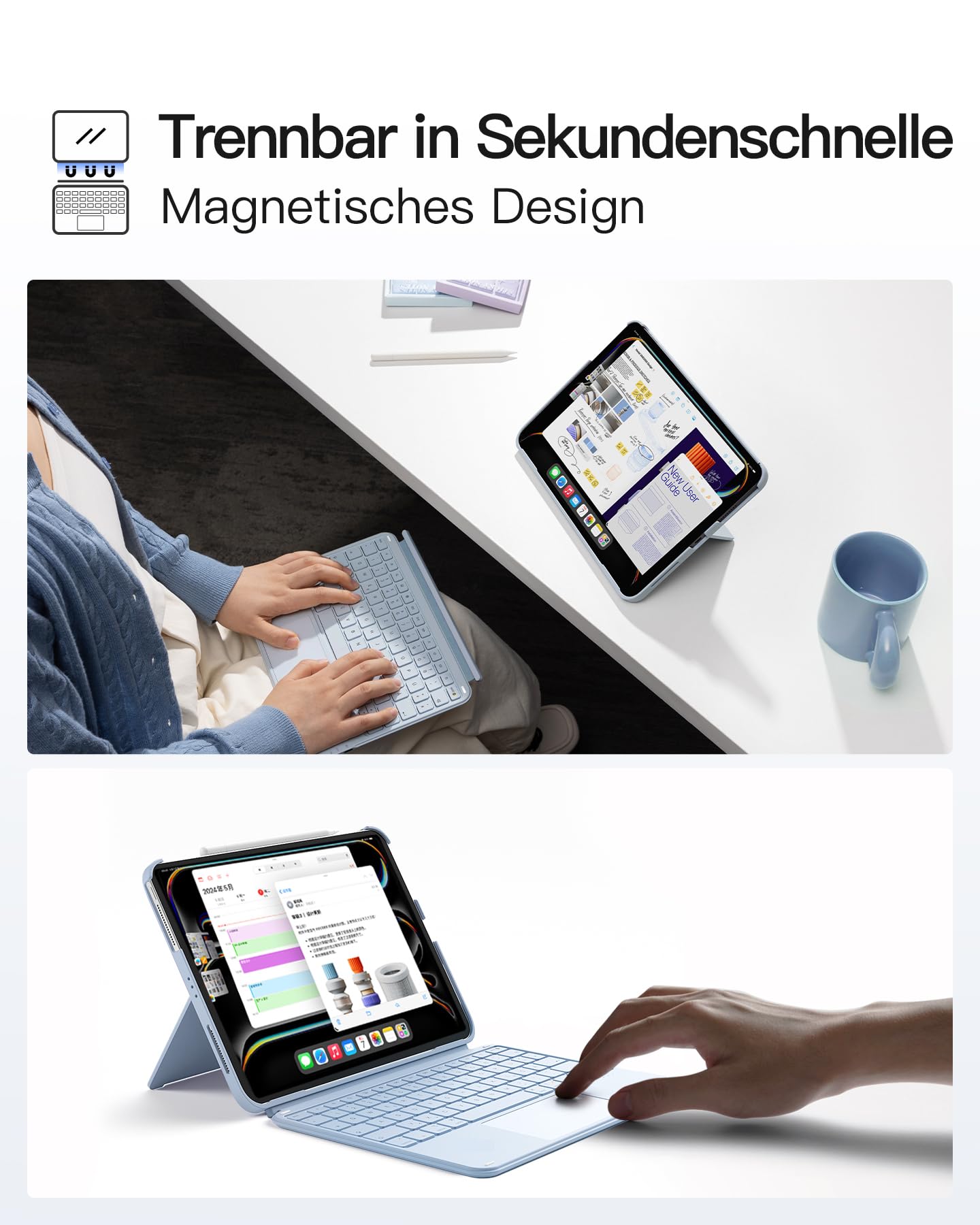 Inateck Hülle mit Tastatur iPad Pro 11 M5/M4 – Bild 5