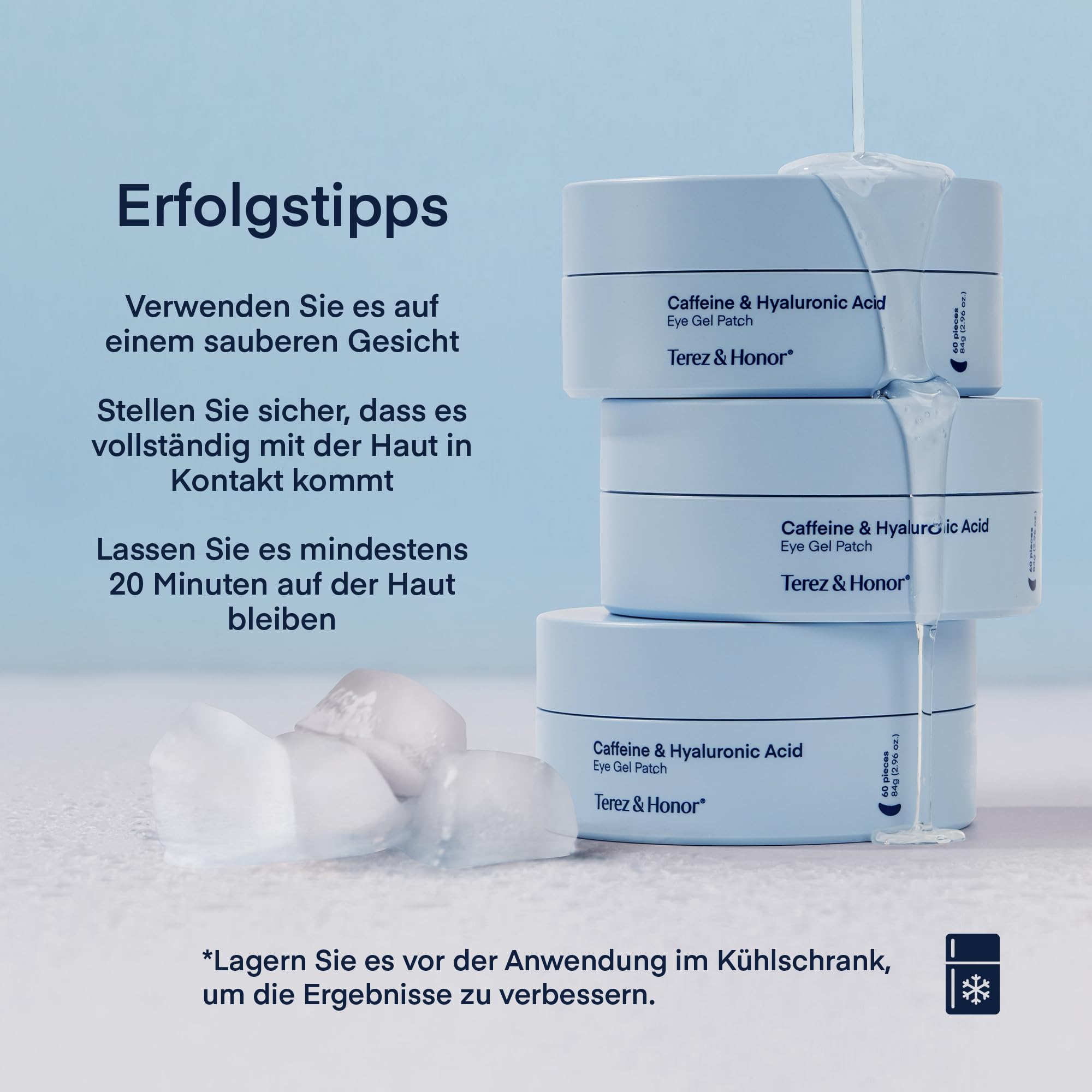 Augenpads gegen Augenringe Korean Skincare: Hyaluron & Koffein Augenpads gegen Tränensäcke & Falten - Vegan & Tierversuchsfrei, für empfindliche Haut geeignet Augenmaske, 30 Paare - Under Eye Patches