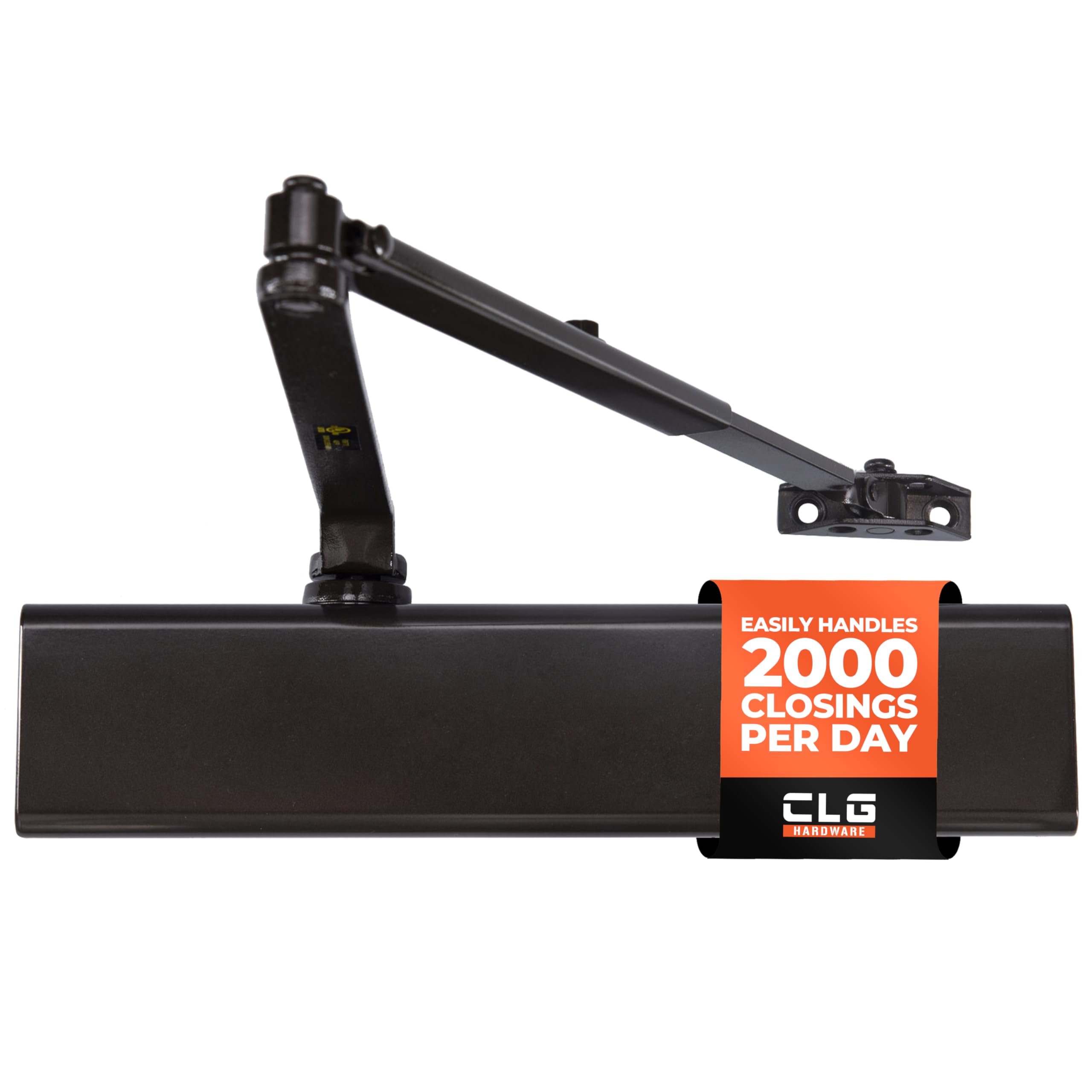 CLG HARDWARE Heavy Duty Commercial Automatic Door Closer w/- Closing Delay