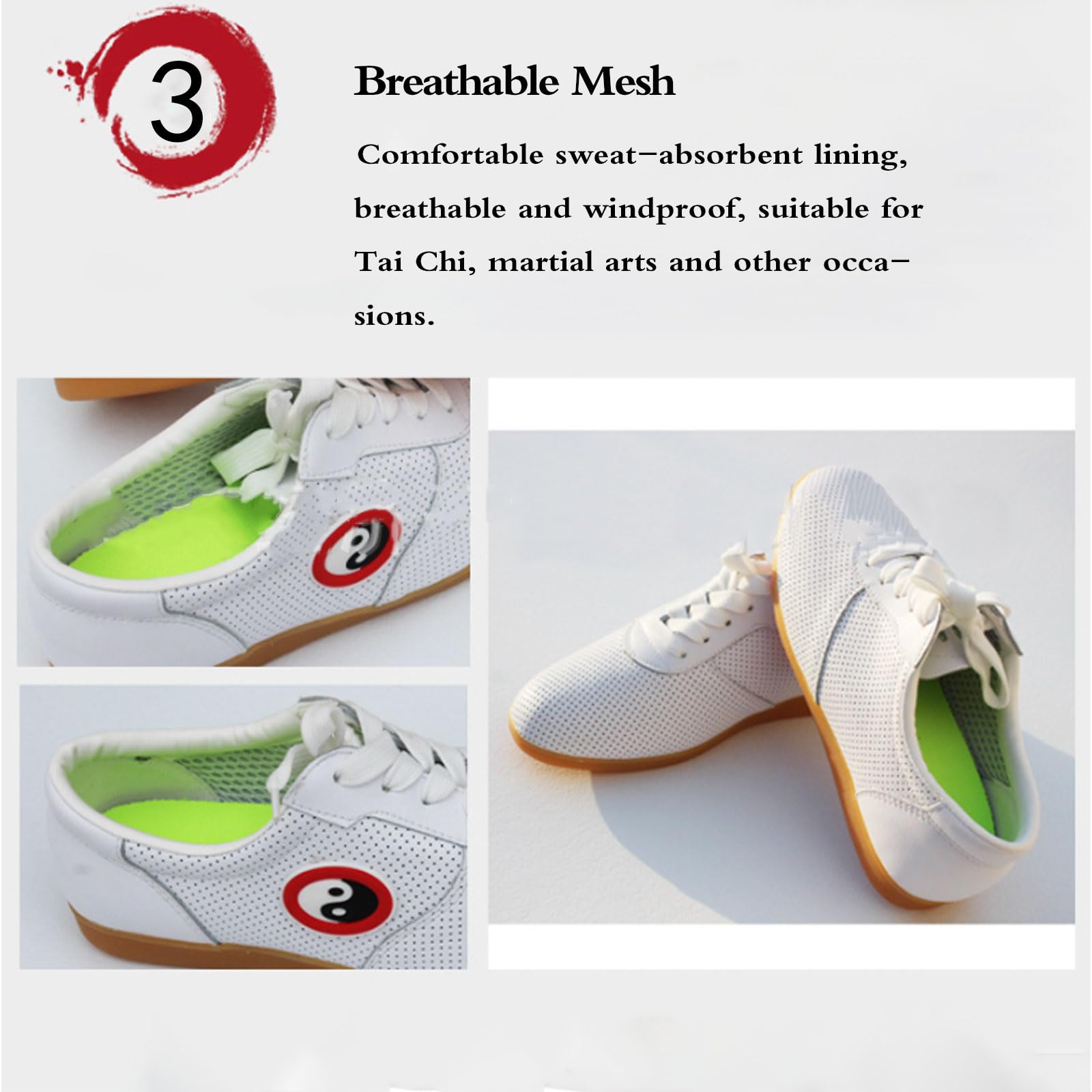 Chaussures Arts Martiaux Kraftpaid - Tai Chi, Kung Fu - Antidérapantes, Souples - Homme/Unisexe