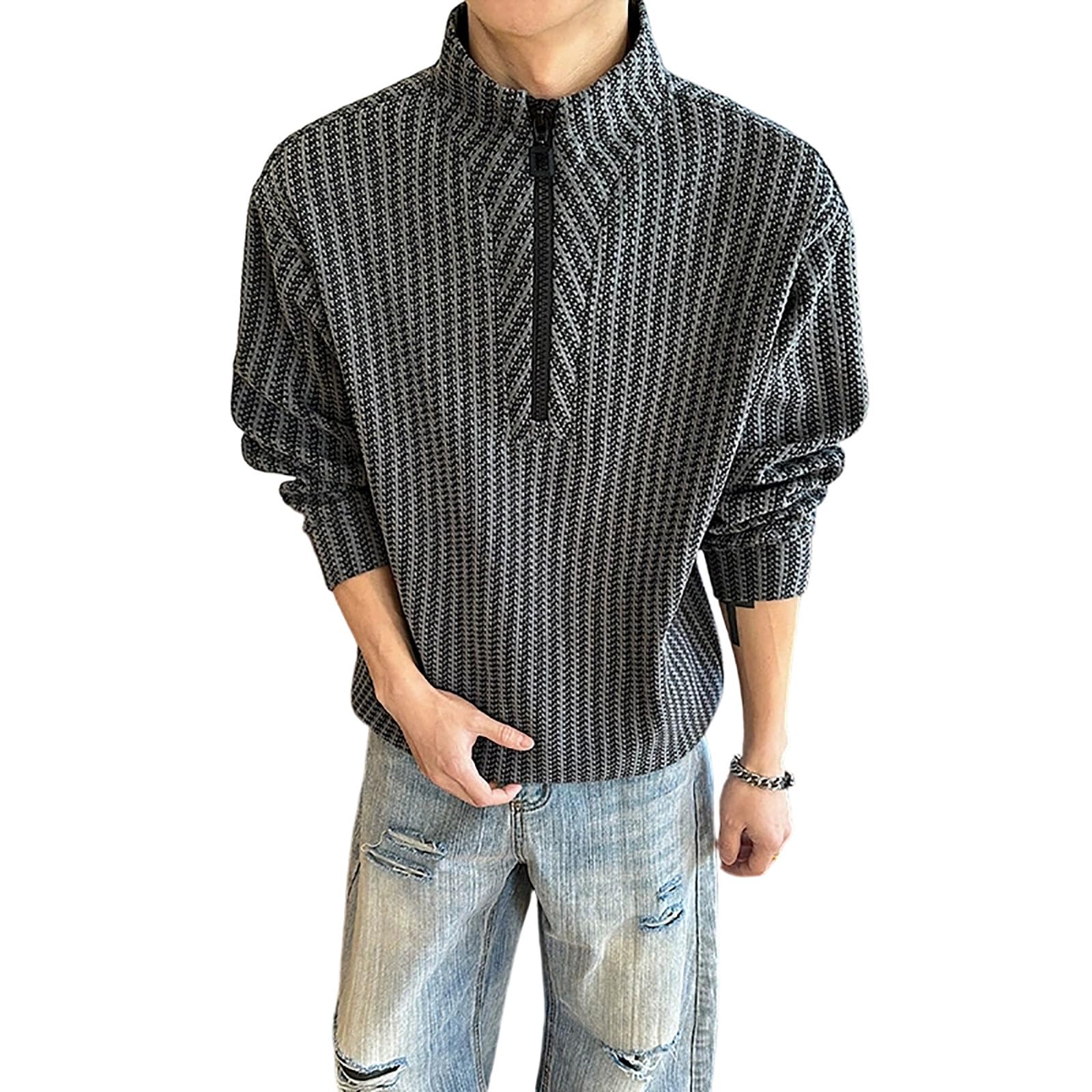 Pull col roulé homme avec fermeture éclair anti-froid ajustable - 5