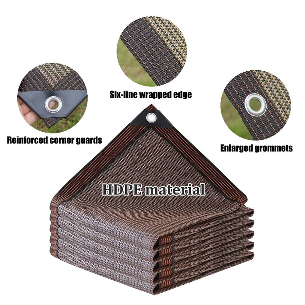 GardenNet UV Pction 90% SunSail rectangular para plantas invernadero exterior granero 1x1m 3x5m 5x8m 8x10m 10x12m con ojales (5mx10m)