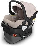 UPPAbaby Mesa V3 Infant Car Seat - Easy Installation + SmartSecure Technology - Attaches to Stroller | Base + Infant Insert Included - Greyson (Charcoal Mélange)