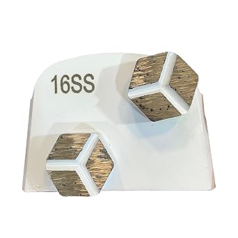 Double Hexagon Segments Diamond Grinding Disc for Trapezoid Lavina Walkbehind Floor Grinder Pack of 9