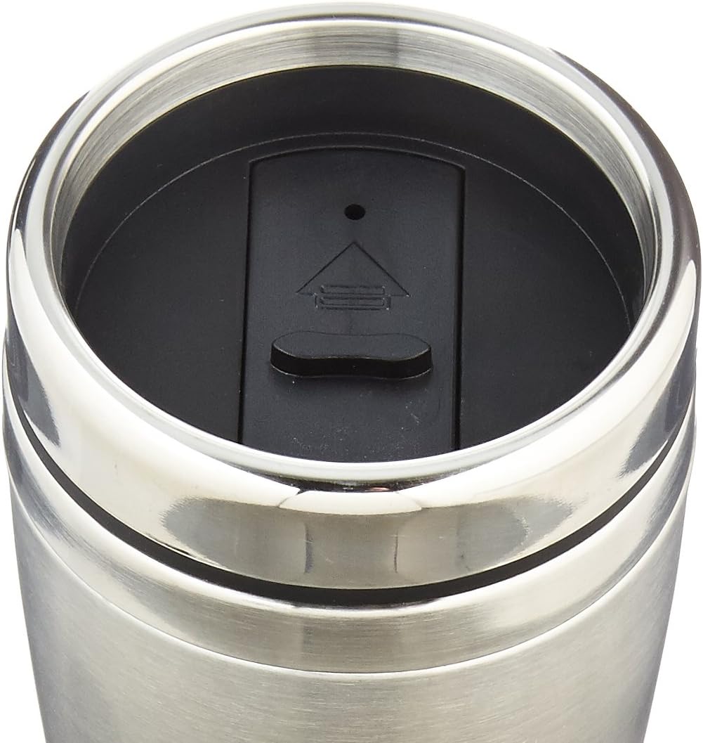 Kuryakyn 1469 Motorcycle Drink Accessory: 12 fl oz Stainless Steel Travel Mug