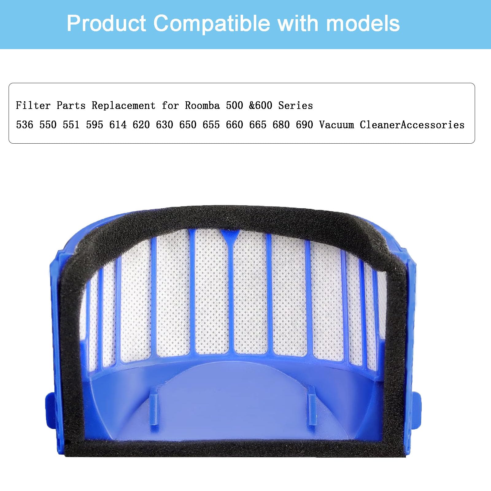 Buy Replacement Parts Kit For IRobot Roomba 680/670/600 Series Vacuum-Filter Brush at affordable prices - free shipping, real reviews with photos