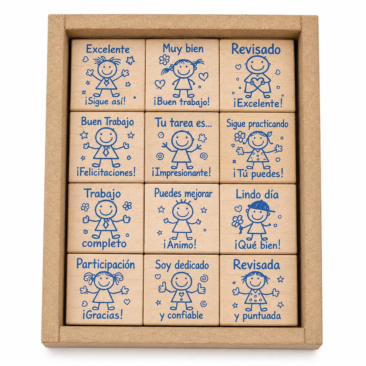 Spanish Teacher Stamps Set, Motivational Classroom Stamps in Spanish for Grading Homework, Notebooks and Assignments, Reward Stamps for Spanish Class and Bilingual Espanol Clases Maestras