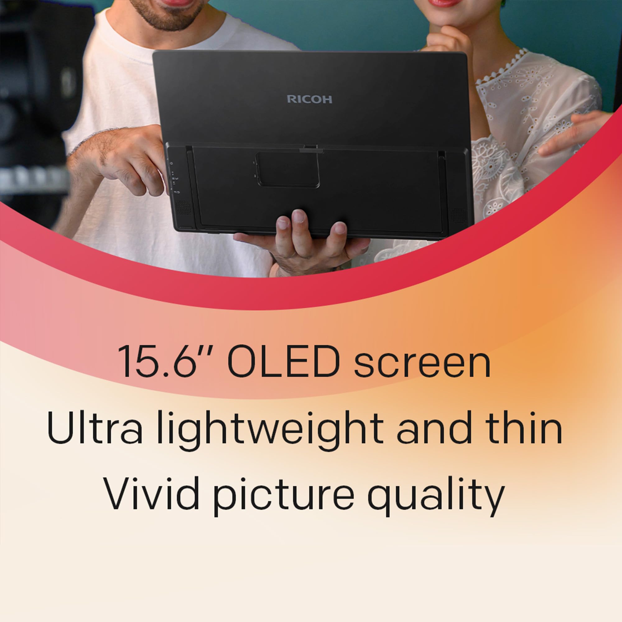 RICOH - RICOH Portable Monitor150 有機EL 有線モデル 有機EL採用、タッチ機能搭載の軽量ハンドアウト型ディスプレイ