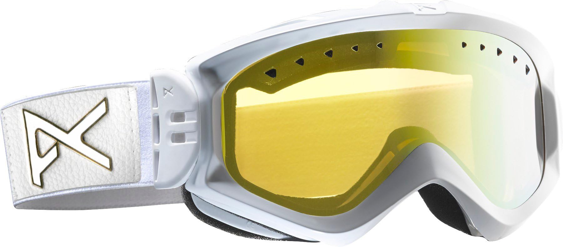 Anon Majestic Goggle - Women's White Emblem/Gold Chrome, One Size