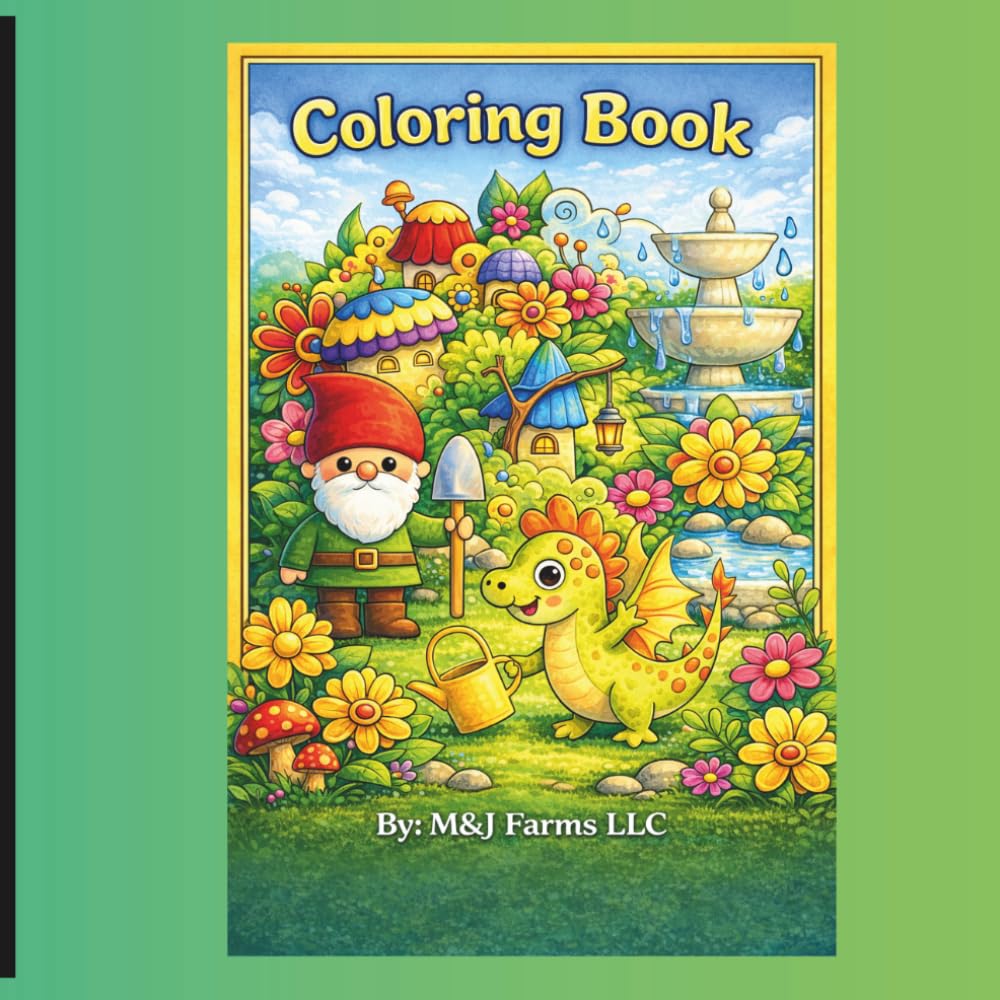 Cozy Gnome Coloring Book