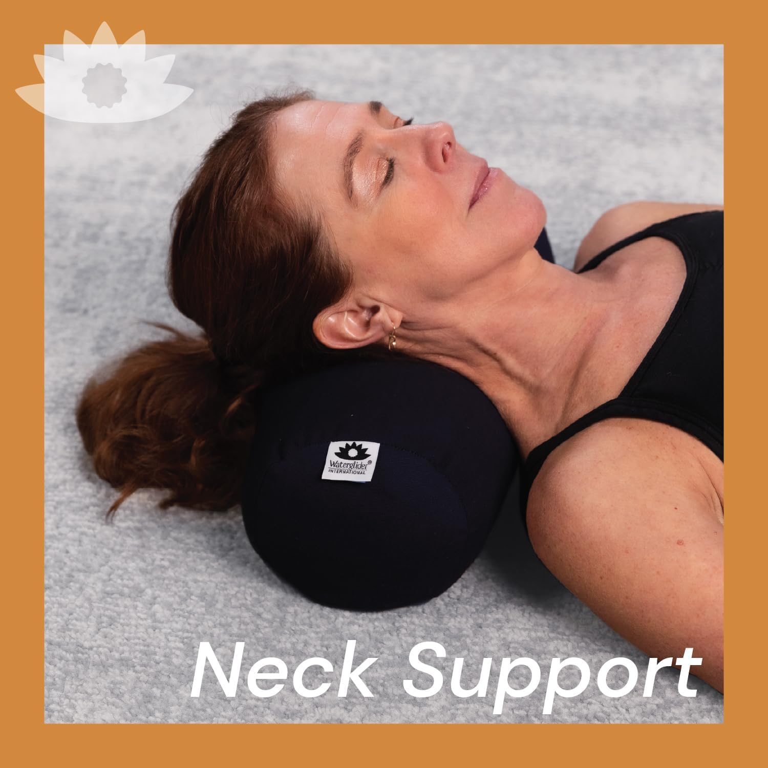 Waterglider Buckwheat Neck Bolster Review: Support for Back and Side Sleepers - view 5