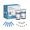 Sinocare Safe AQ Pro I Blood Glucose Test Strips 50pcs & Lancing Devices 50pcs, Only for Sinocare Safe AQ Pro I Glucometer, Composite Silver Electrode Test Strips