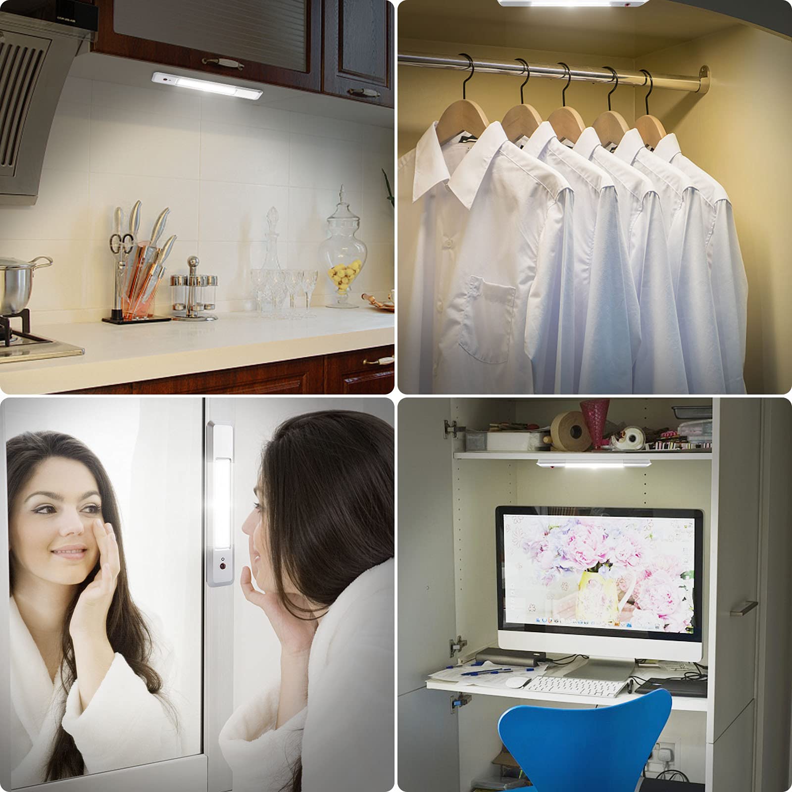 HONWELL New Version Counter Lights Wireless Color Changing LED Light