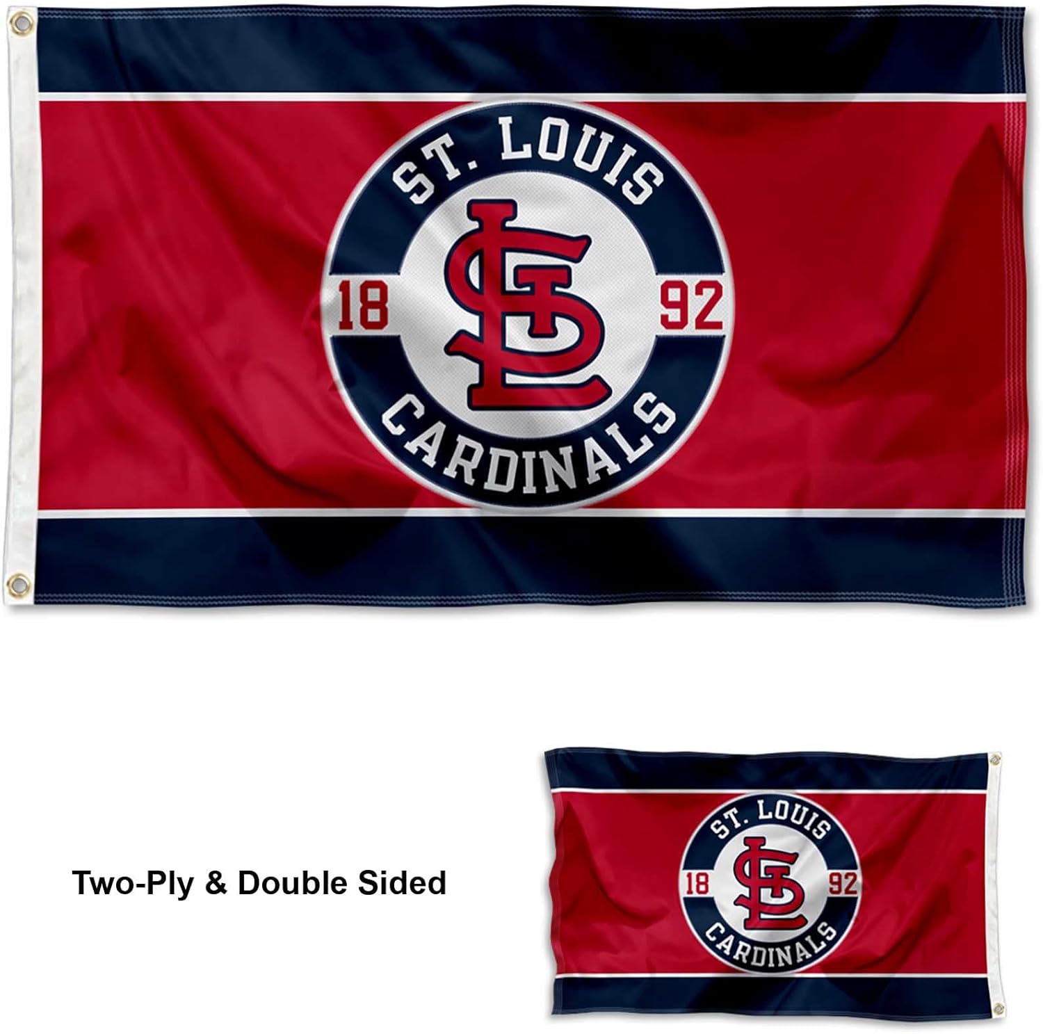 St. Louis Cardinals Double Sided Embroidered Flag