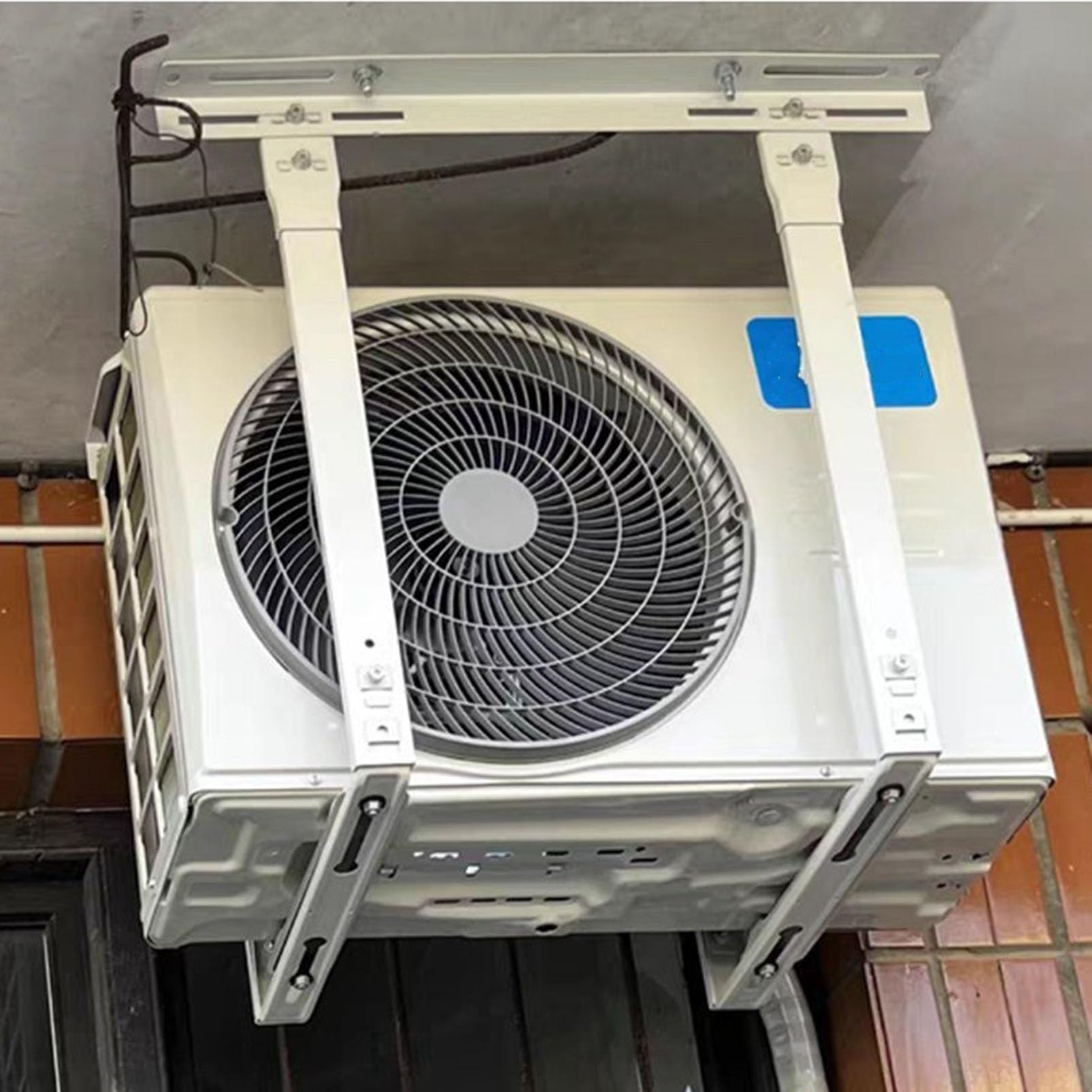 Soporte de Techo para Bomba de Calor & Aire Acondicionado Mini Split de Acero Resistente - 132LBS Ajustable para Condensador 9000-24000 BTU, Soporte Antivibraciones para Compresores & Sistemas HVAC