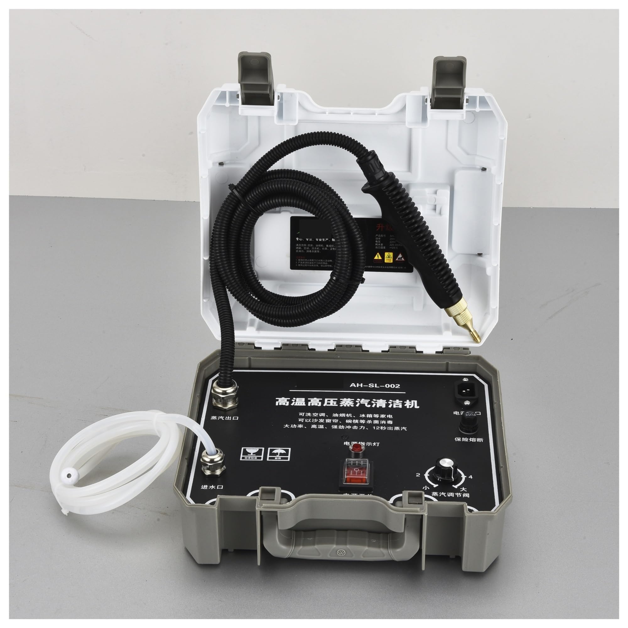 Limpiador a de 4 barras for campana cocina, limpieza aire acondicionado, limpiador esterilización a alta temperatura, electrodomésticos,De múltiples fines(Bianco)
