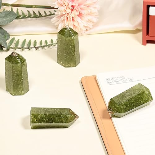Miniatura 6 de Cheungshing Cristales curativos en puntas de resina para chakra Reiki, piedras de orgonas energéticas de cristal, adorno de terapia de mediación,