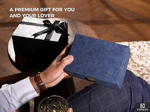 Miniatura 9 de KK6M-BL Faraday - Caja protectora para llavero, bloqueo de señal RFID, caja de blindaje para llaves de automóvil, jaula Faraday vintage antirrobo