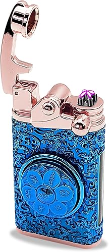 Encendedor de plasma a prueba de viento, encendedor de arco sin llama con descompresión basculante, encendedores recargables USB con indicación de