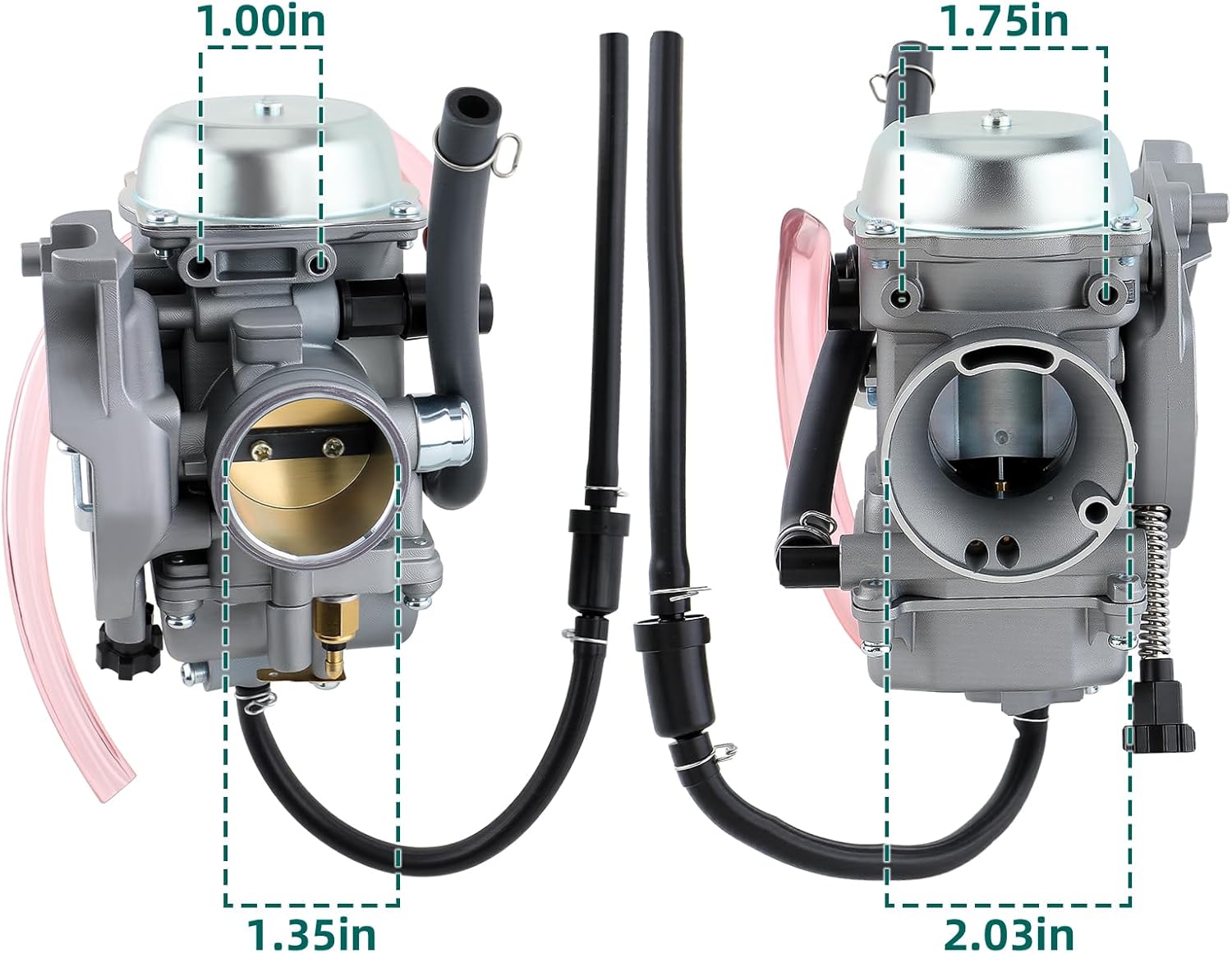 AUTOKAY Carburetor for Suzuki Vinson 500 2002-2007 LTA500F LTF500F 4x4 Auto/Manual