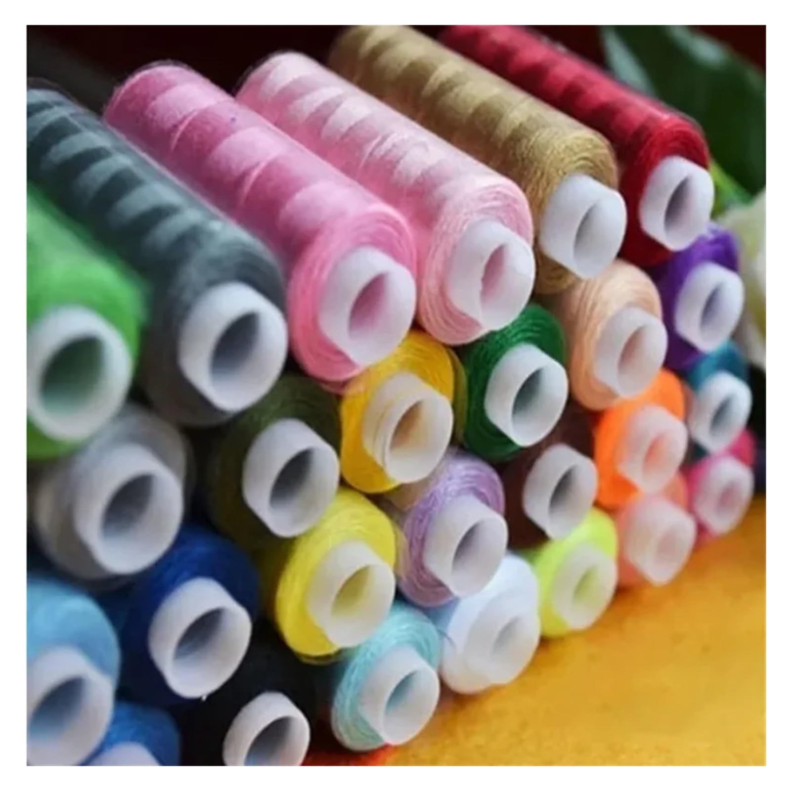 Zestaw nici do szycia 100 kolorów 250 jardów każda szpulka Zestaw nici poliestrowych do szycia ręcznego lub maszynowego (Color : 30PCS)